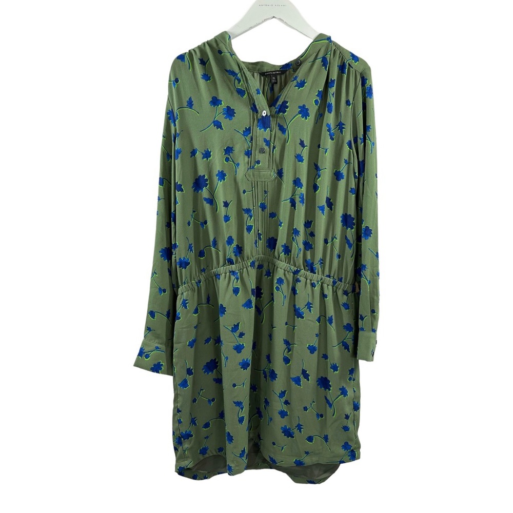 Olive Green Banana Republic Dress with Pockets, Size XL